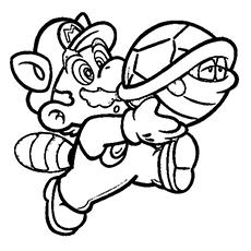 Top free printable super mario coloring pages online