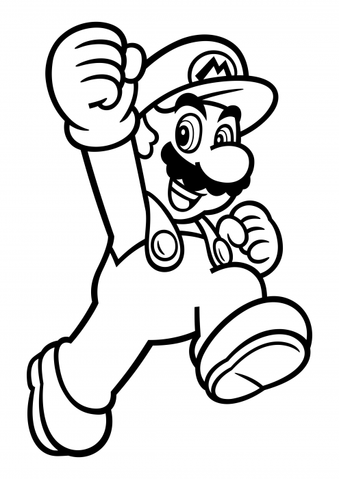 Super mario coloring pages super mario coloring pages