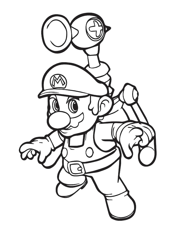 Mario coloring pages