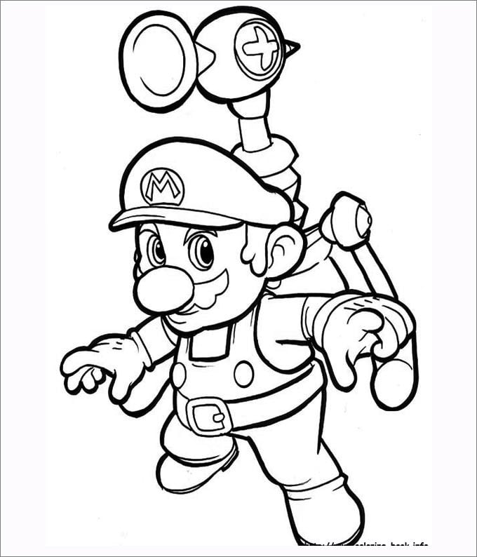 Mario coloring pages