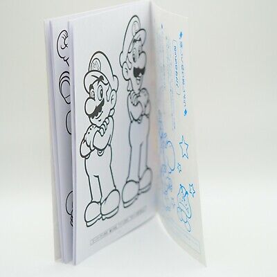 Nintendo japan super mario mariokart coloring book nurie pages cmxcm