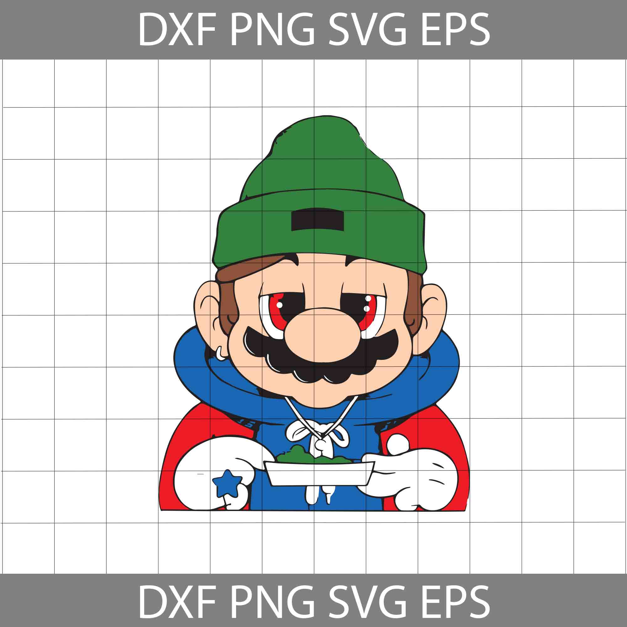 Stoned super mario svg weed svg cannabis svg cricut file clipart svg png eps dxf