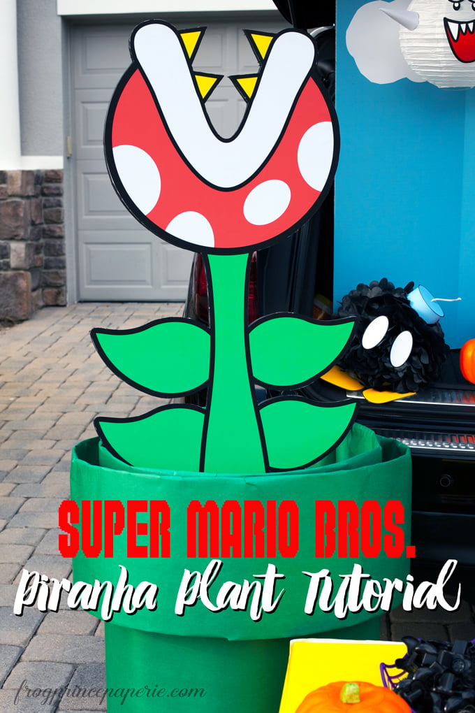 Mario brothers piranha plant diy and question mark box tutorial