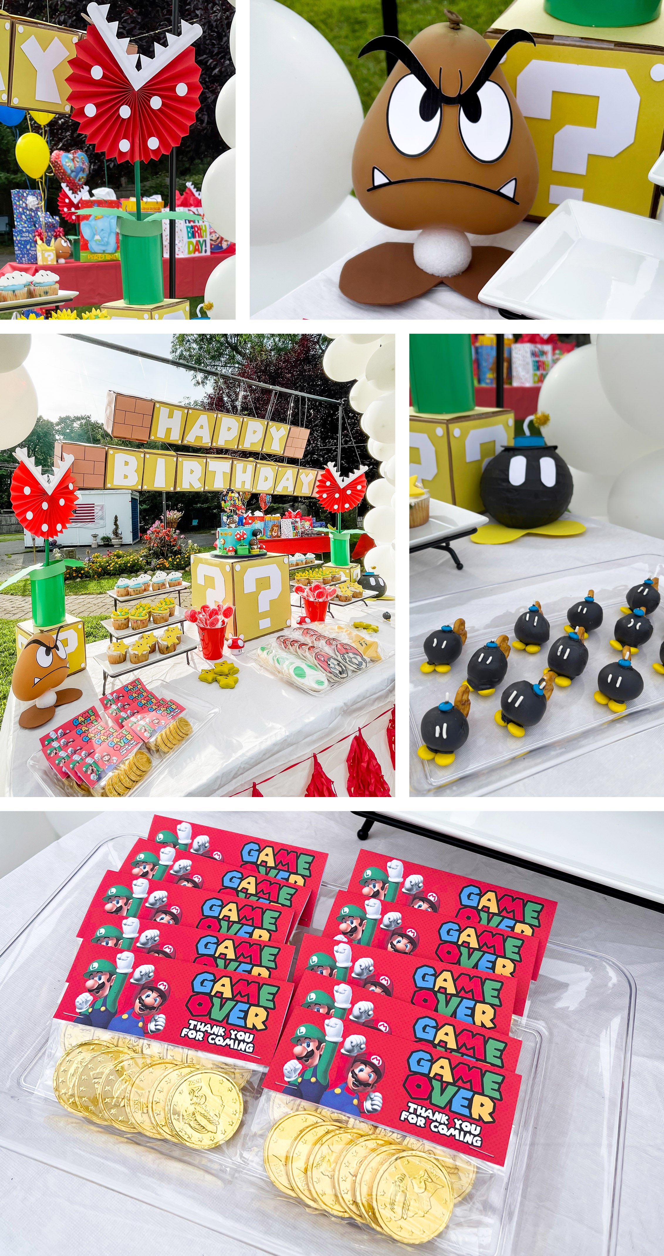 Super mario bros inspired birthday ideas â helia design co