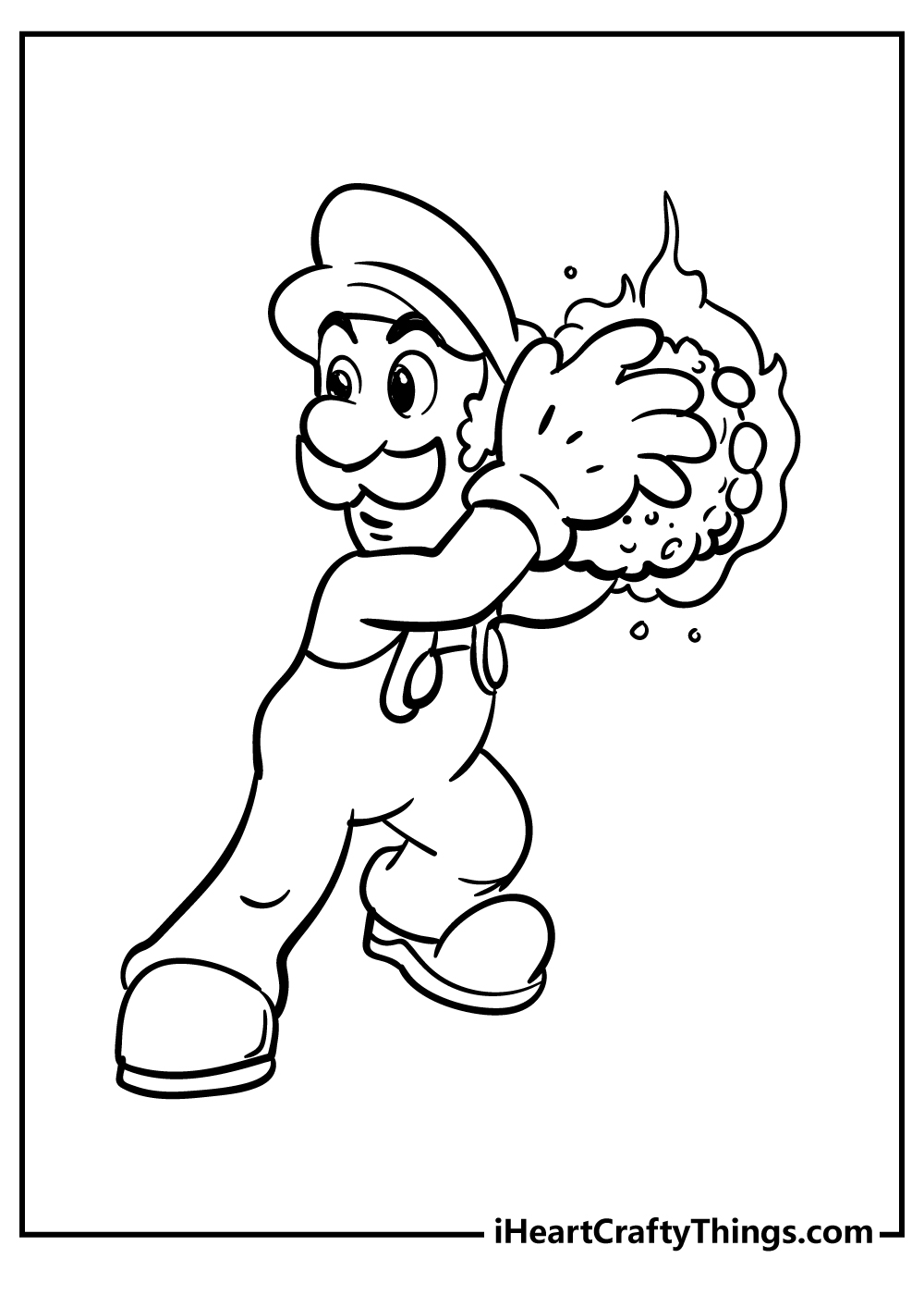 Super mario bros coloring pages free printables