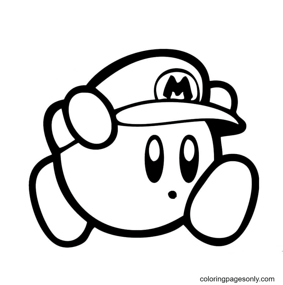 Kirby coloring pages