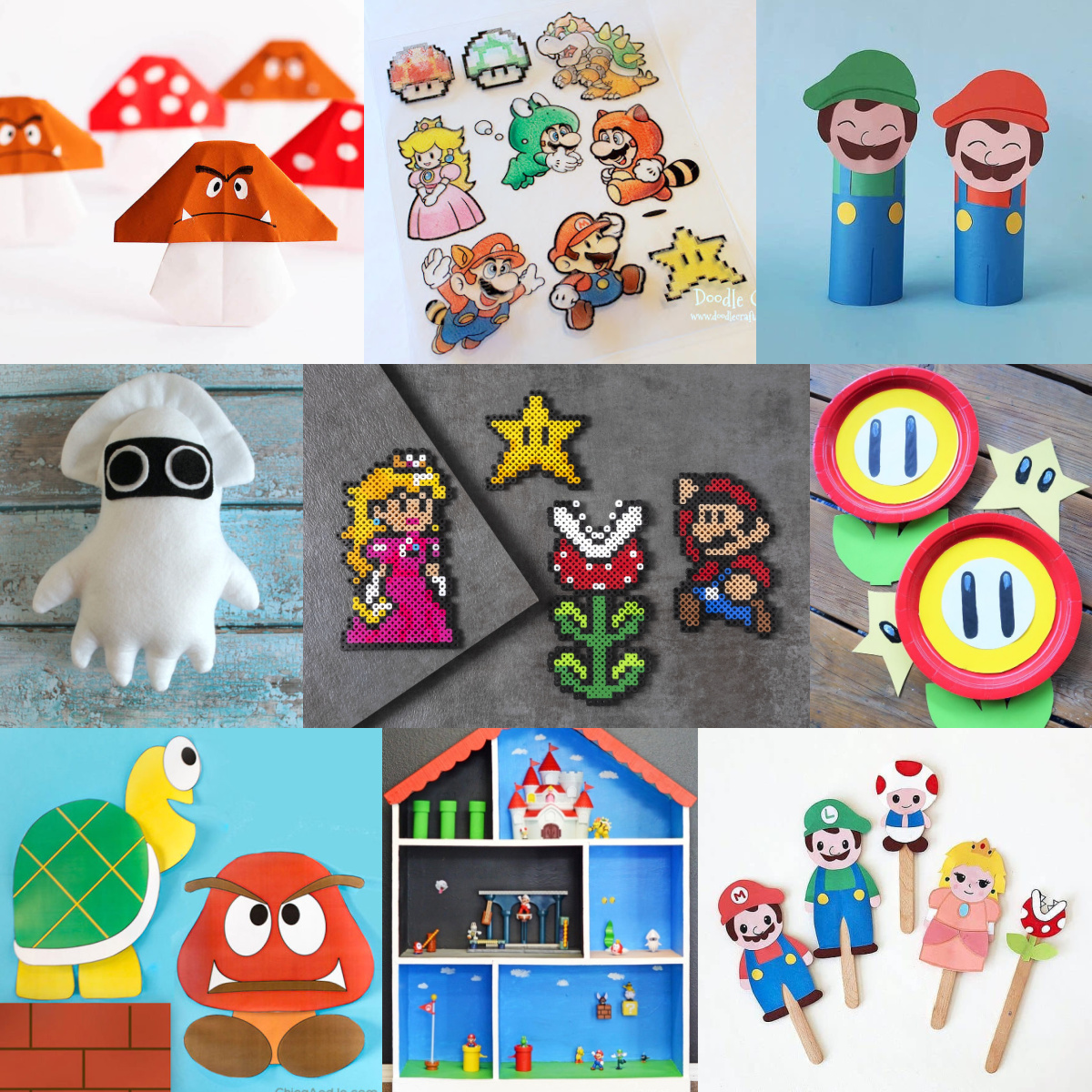 Super mario crafts for kids and adults