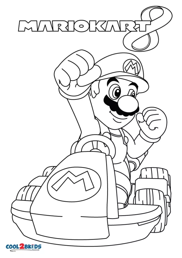 Free printable mario kart coloring pages for kids mario coloring pages super mario coloring pages coloring pages