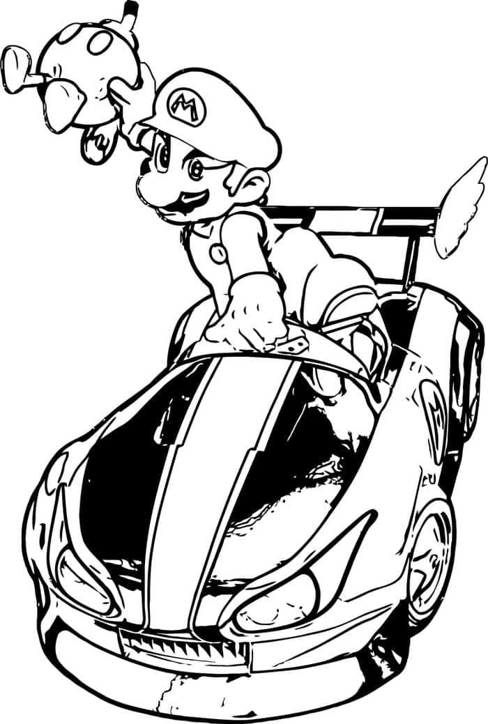 Mario kart coloring pages mario coloring pages super mario coloring pages free disney coloring pages