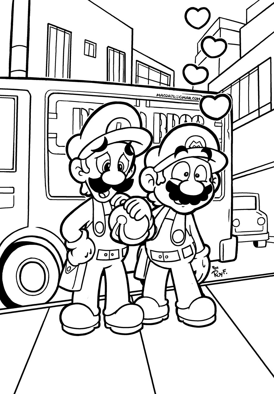 Macoatl on x more pages from my remake of the super mario movie in coloring book form happy marday supermario supermariobros smbthemovie remake coloringbook nintendo mario luigi peach httpstcorfyflcsis x