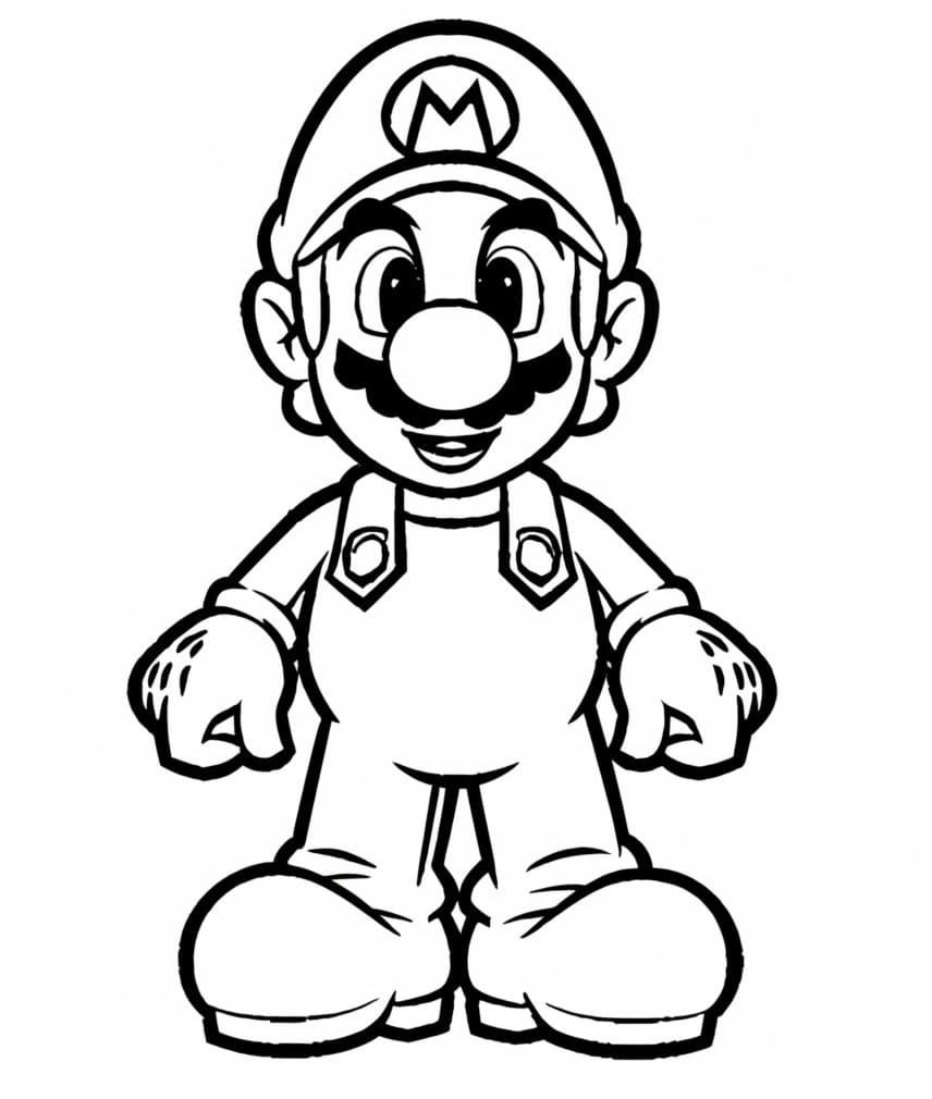 Mario coloring pages