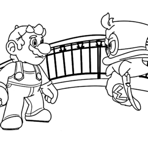 Super mario odyssey coloring pages printable for free download