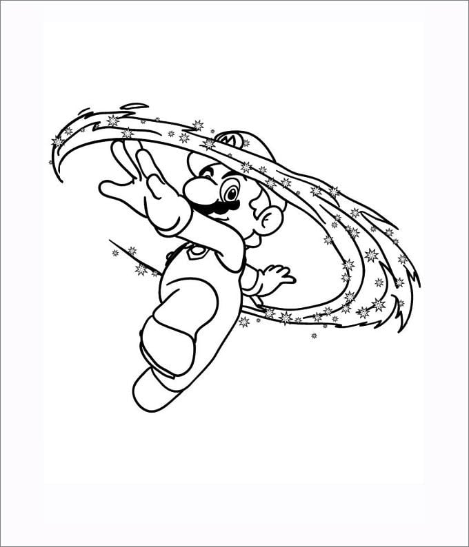 Mario coloring pages