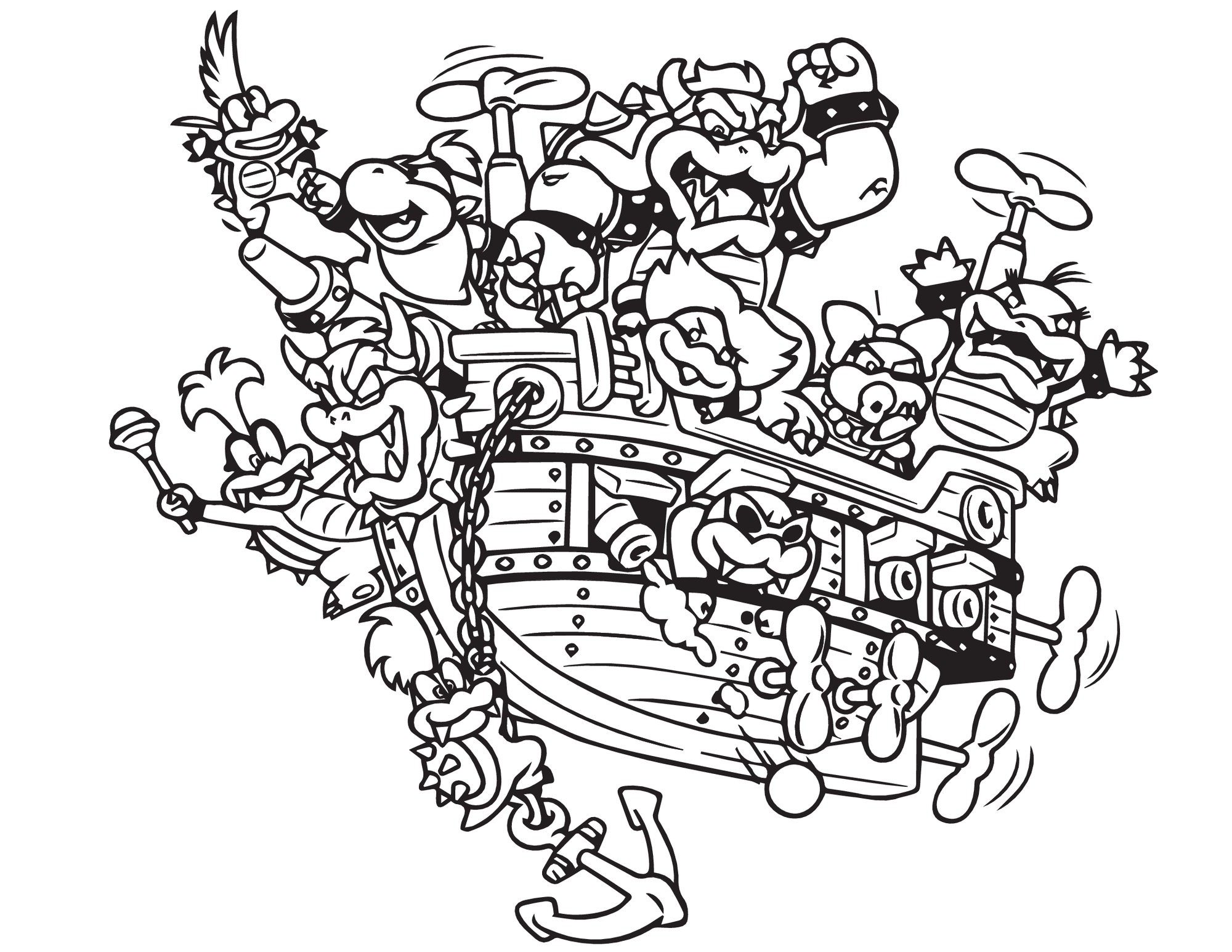 Mario coloring pages