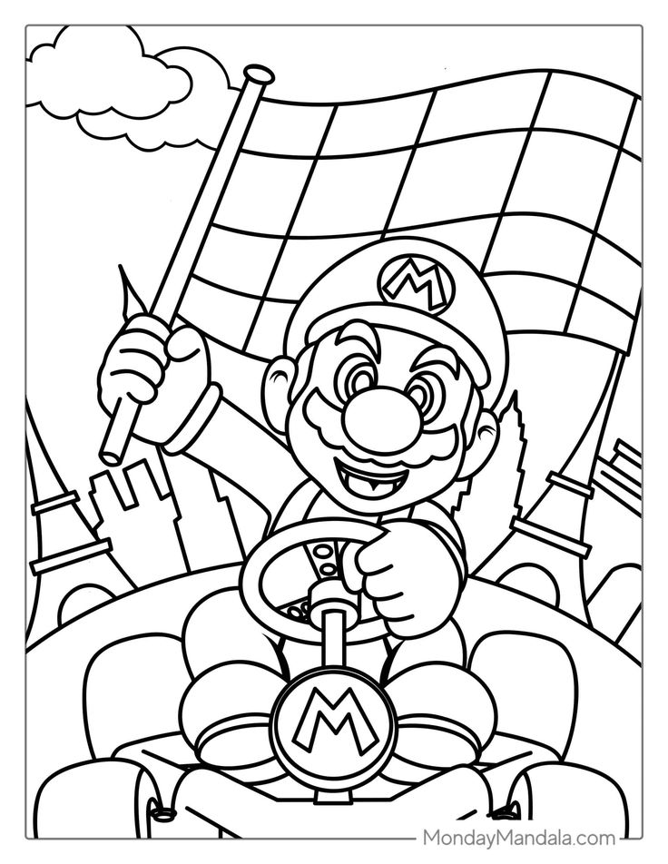 Mario coloring pages free pdf printables mario coloring pages coloring pages coloring book art