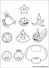 Super mario bros coloring pages on coloring