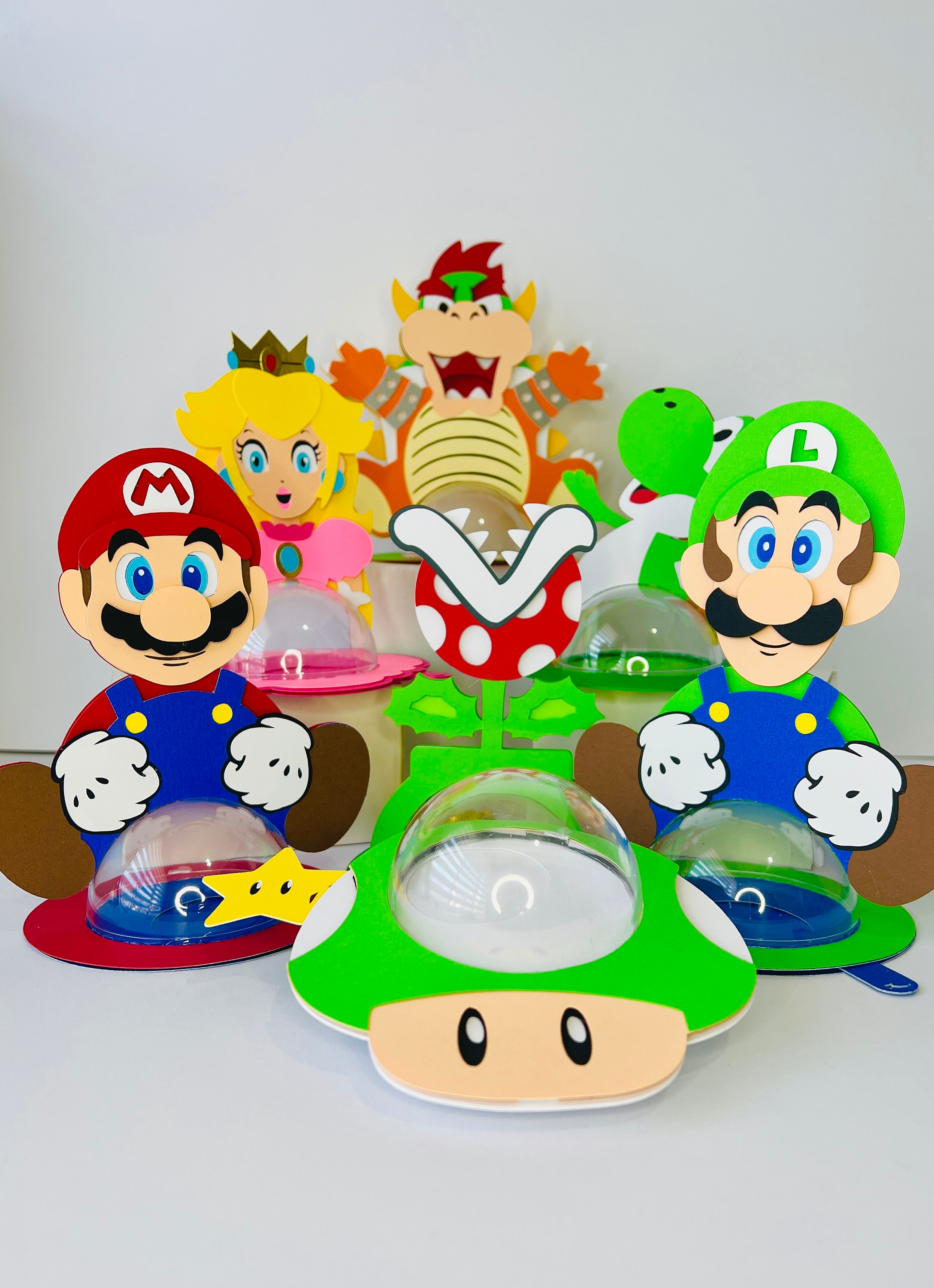 Super mega pack mario bros candy holders for cm sphere digital files svg studio with dotted opening free