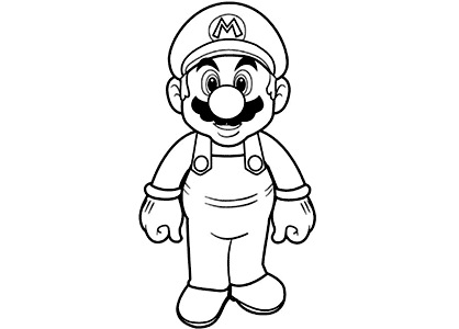 Super mario bros coloring pages