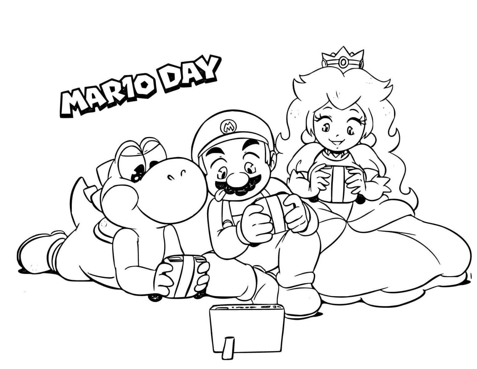 Super mario bros coloring pages