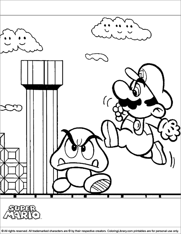 Printable coloring page