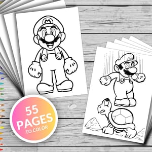 Mario coloring book