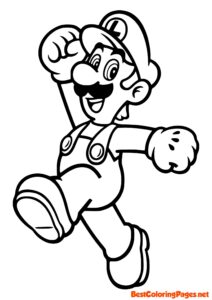 Mario coloring pages