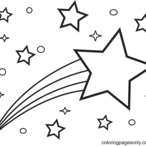 Star coloring pages printable for free download