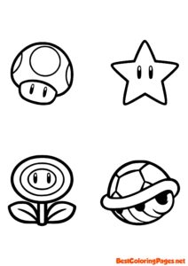 Mario coloring pages