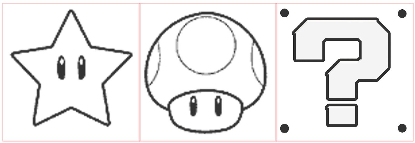 Mariostartemplate sample template for mushroom star block square super mario bros party super mario party mario bros party