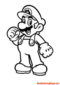 Mario coloring pages