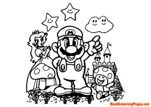 Mario coloring pages