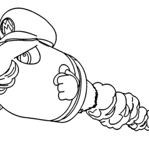 Super mario odyssey coloring pages printable for free download