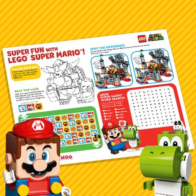 Download print this lego super marioâ activity sheet