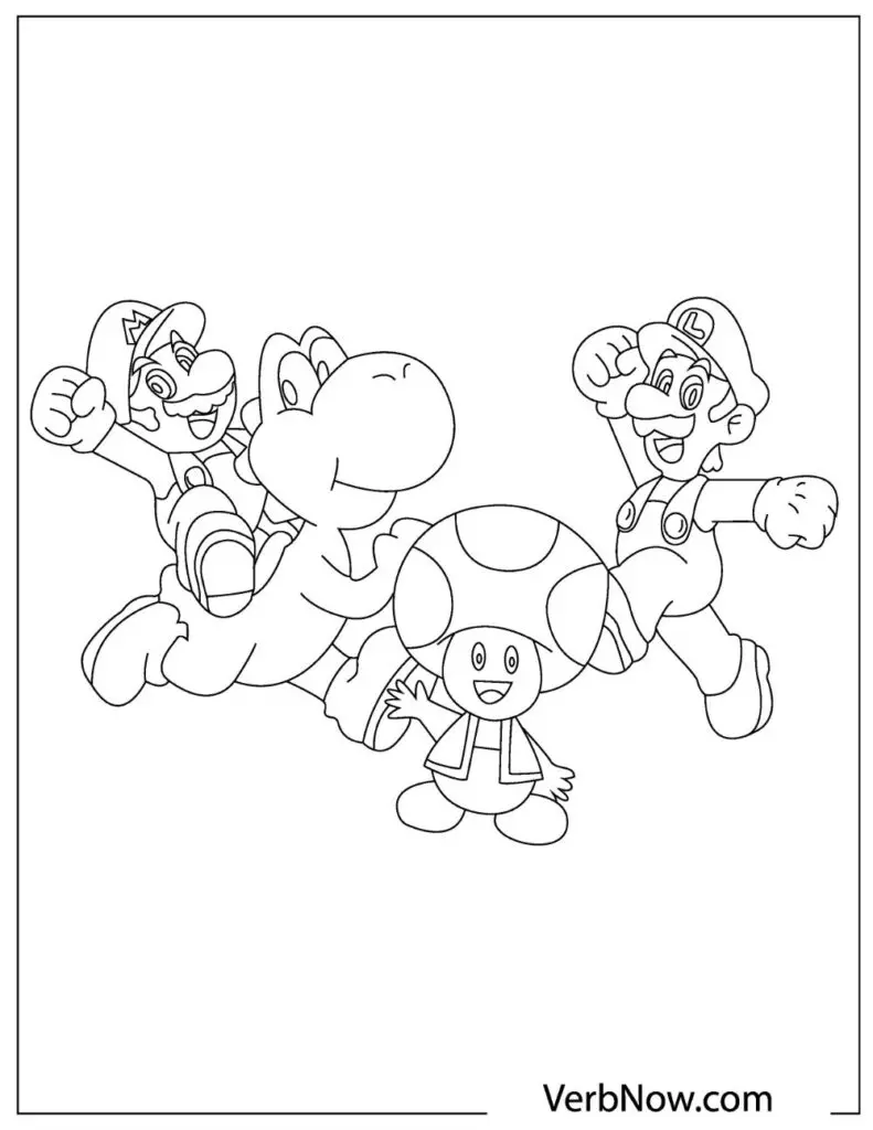 Free mario coloring pages your kids will love our designs