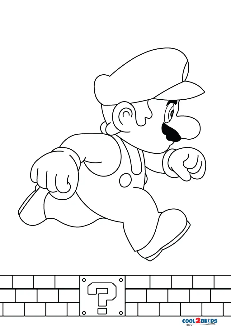 Free printable super mario d world coloring pages for kids