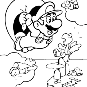 Super mario bros coloring pages printable for free download