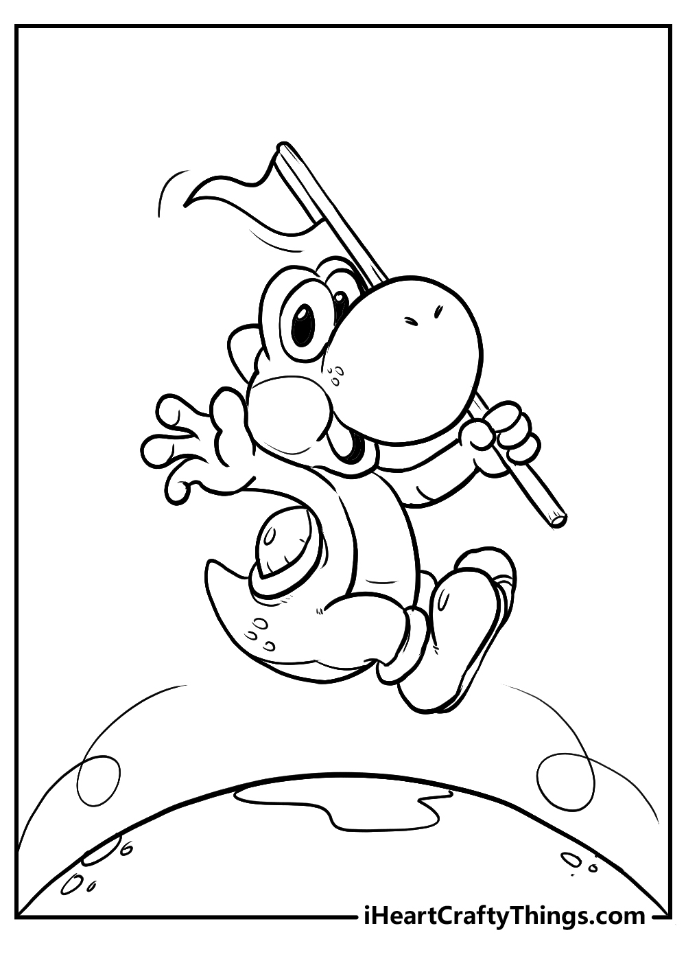 Printable yoshi coloring pages updated