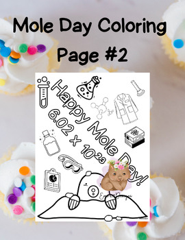 Mole day coloring tpt