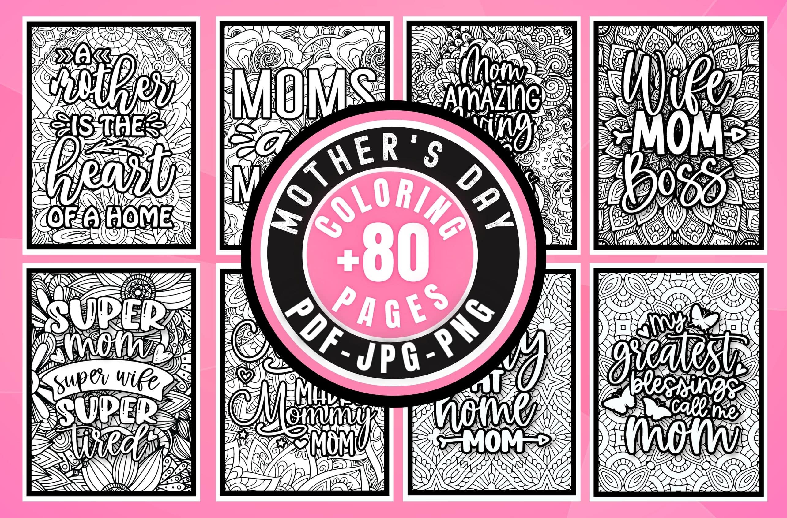 Give you mothers day coloring pages for kdp etsy by stevenmcpain