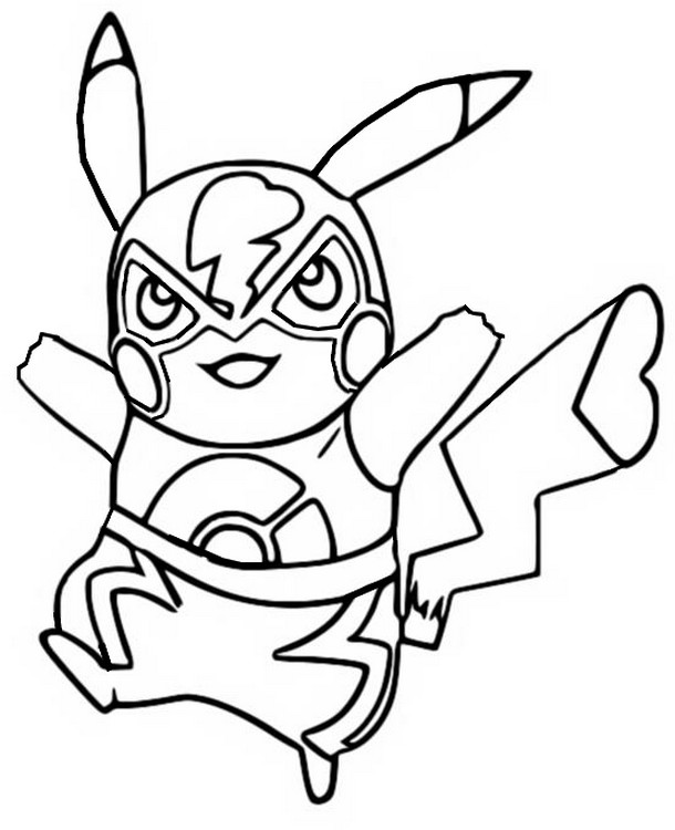 Coloring pages pikachu