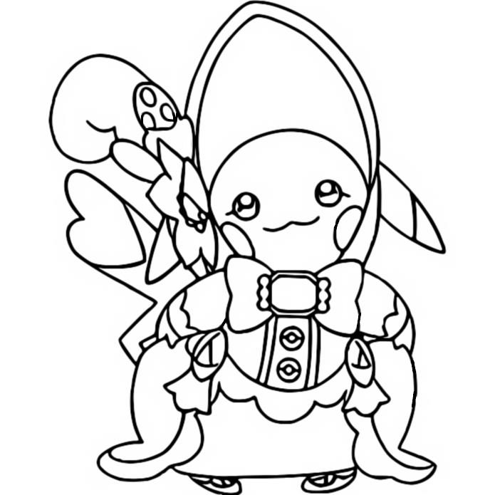 Coloring pages pikachu