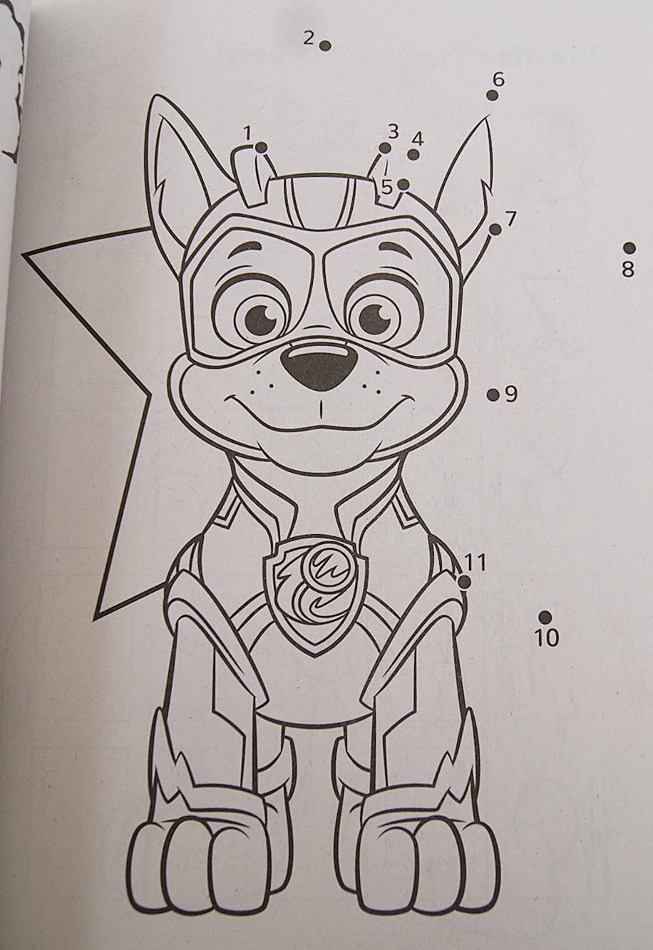 Pup patrol mighty pups super paws dot to dot activity book colortivity power up pups