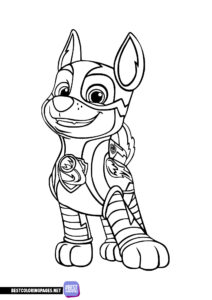 Paw patrol coloring pages