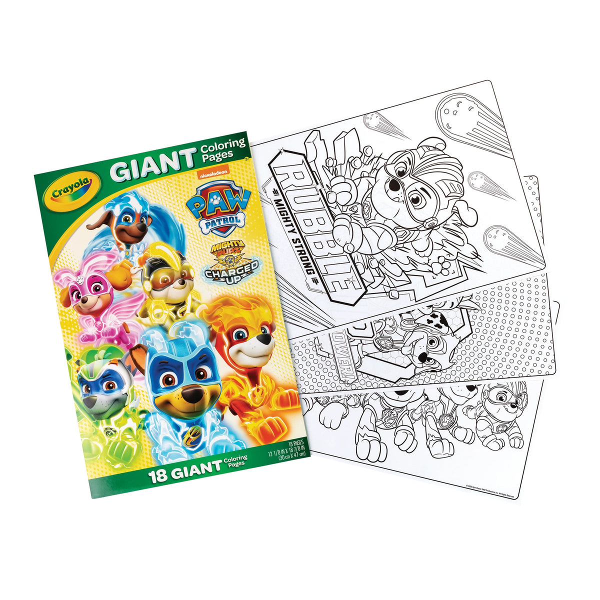 Crayola giant coloring pages paw patrol â s