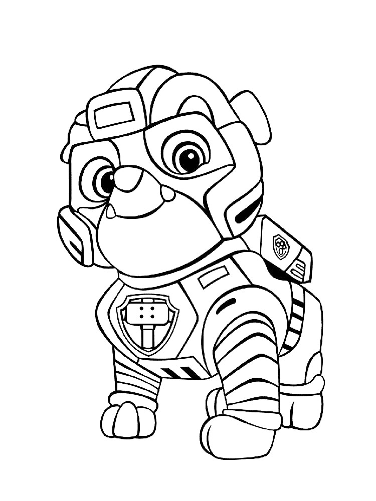 Paw patrol coloring pages