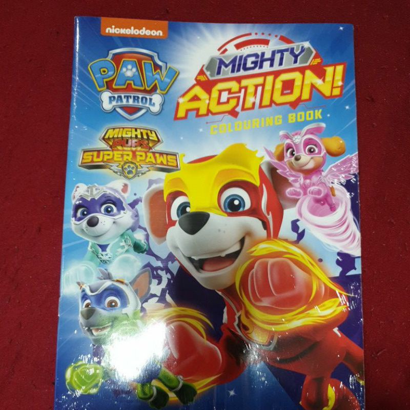 Nickelodeon paw patrol mighty pups coloring book ilippines