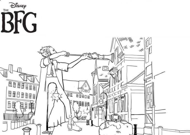 Bfg coloring pages