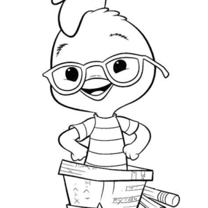 Chicken little coloring pages printable for free download