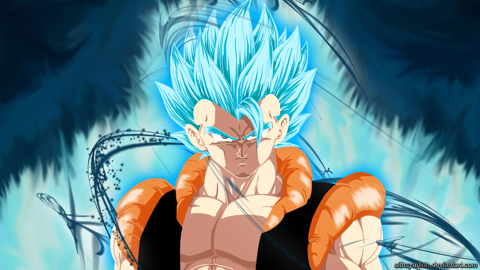 Wallpaper: GOGETA 2018 SSJ BLUE by rizkyrobiansyah on DeviantArt