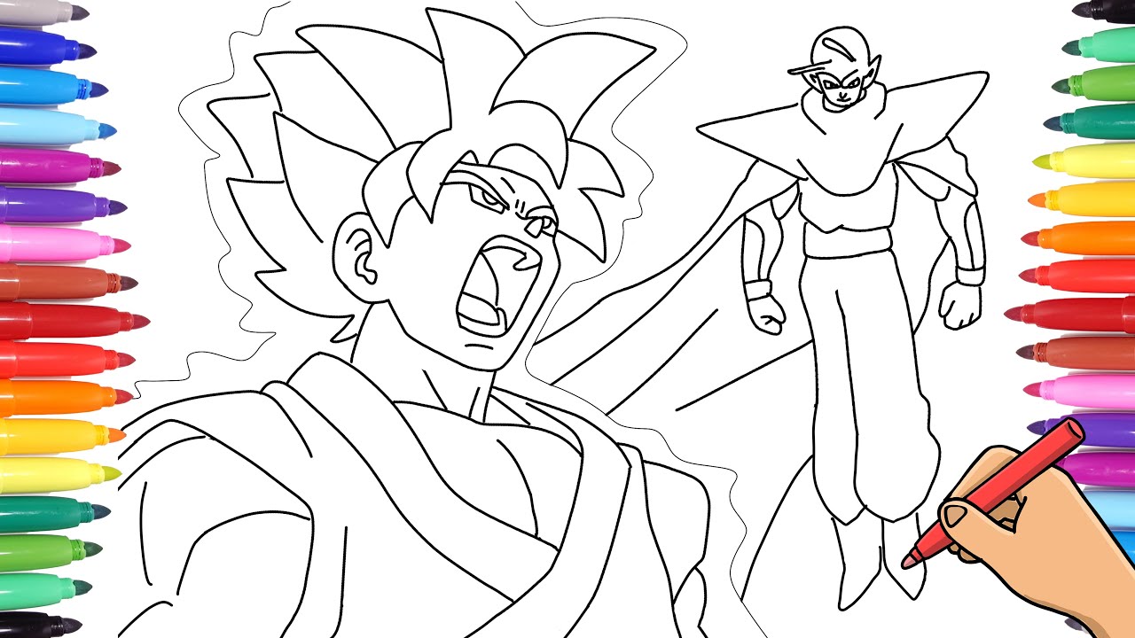 Dragon ball z coloring pages